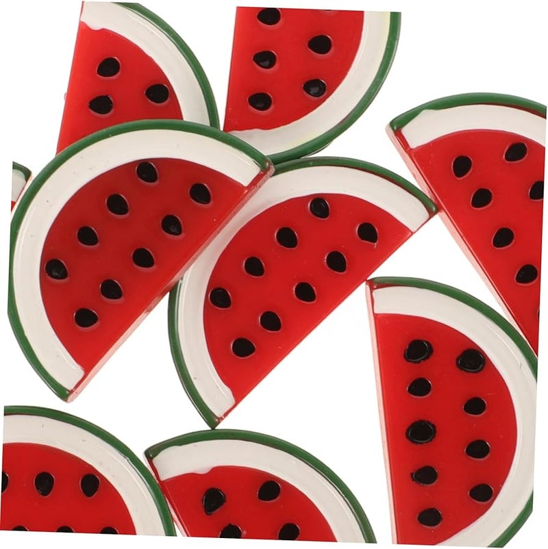 Minkissy 20 Pcs Miniature Watermelon Slice Charms For Crafts Phone Case Decoration 2 Pack - Image 2